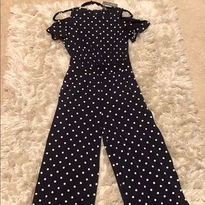 The Limited polka dot romper